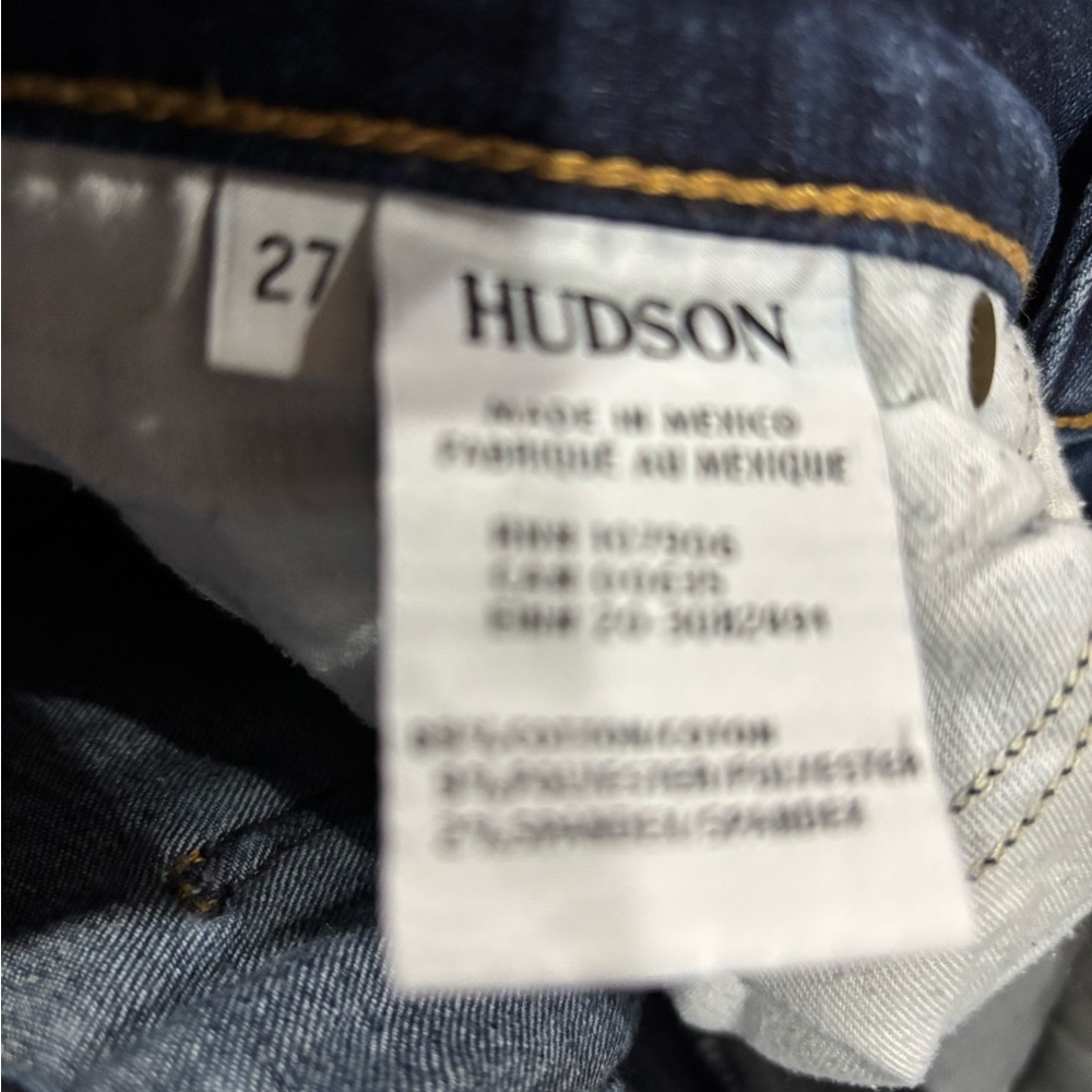 Hudson Dark Blue Skinny Jeans - Picture 11 of 11